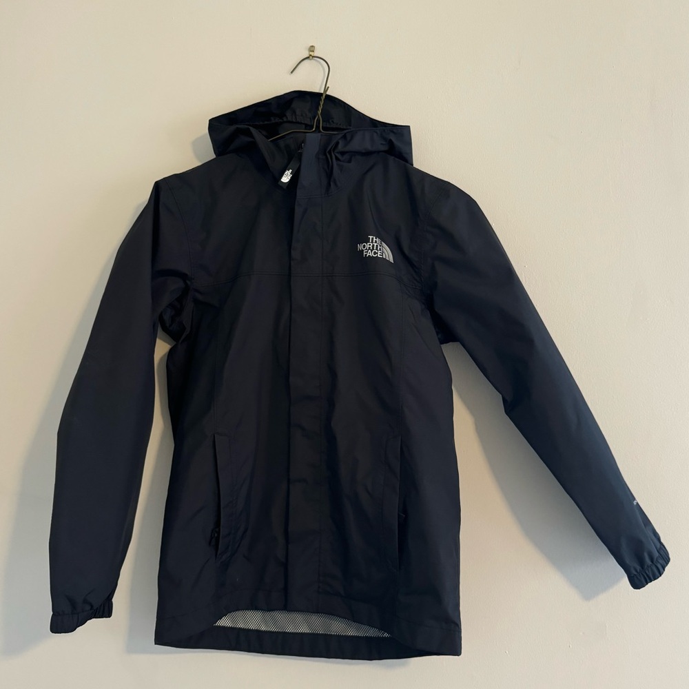 Boys 10-12 The North Face Rain Jacket black